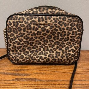 Michael Kors Leopard Print Crossbody Bag